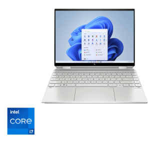 PC Portable HP Spectre x360 14 /14-ea1004nk /Processeur Intel® Core™ i7-1195G7 /jusqu’à 5,0 GHz /8 Go /512 Go SSD /Silver /13.5" /Intel® Iris® Xᵉ /Windows 11 Famille