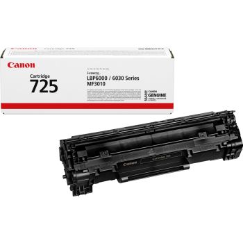 Toner Canon d'origine 725 - Noir - Environ 1600 Pages