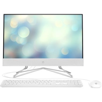 PC de Bureau HP 22 AIO /i3-1125G4 /jusqu'à 3,7 GHz /4 Go /256 Go /Blanc /21.5" /FHD /Windows 11 Famille