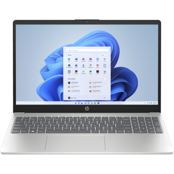 PC Portable HP 15 15-fd0019nk /i7-1355U /jusqu’à 5,0 GHz /16 Go /512 Go SSD /Silver /15.6" /Intel® Iris® Xᵉ /Windows 11 Famille