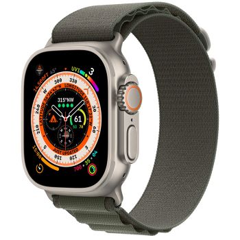 Apple Watch Ultra /Vert /Titanium /GPS + Cellular /OLED /32 Go /IPX6 /Apple watchOS 