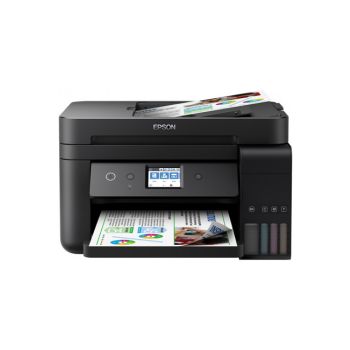 Imprimante Jet Encre EPSON EcoTank L6190 /Couleur /15 ppm - 8 ppm /A4 - A5 - A6 - B5 /Impression - Numérisation - Copie - Fax /WiFi - USB - WiFi Direct /Noir /14000 pages Noir - 11200 pages Couleur 