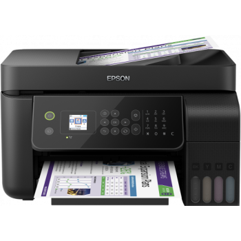 Imprimante EPSON ITS L5190 /4 en 1 /Impression - Numérisation - Copie - Télécopie /5760 x 1440 DPI /33 ppm Monochrome - 15 ppm Couleur /Wi-Fi - USB - Ethernet /A4