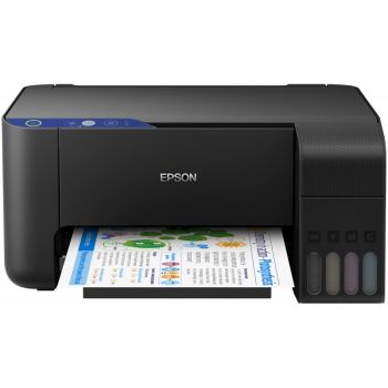 Imprimante EPSON EcoTank L3111 /Multifonction /3 en 1 /-Impression - Copie - Numérisation /33 ppm Monochrome - 15 ppm couleur / 5760 x 1440 DPI /USB /A4
