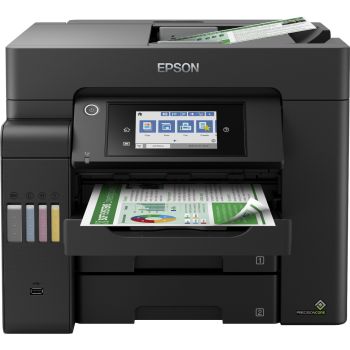 imprimante EPSON EcoTank ITS L6550 /4 en 1/Impression - Numérisation - Copie - Télécopie /32 ppm et 25 ppm en norme ISO - 22 ppm et 12 ppm en norme ISO /4800 x 2400 DPI /USB - Ethernet - WiFi - WiFi Direct /A4