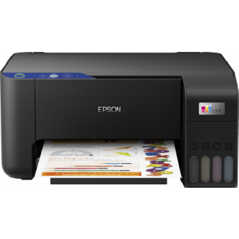 Imprimante EPSON EcoTank L3211 - Multifonction - 15 ppm Couleurs, 33 ppm Monochrome - 5760 x 1440 DPI - Noir - USB - A4