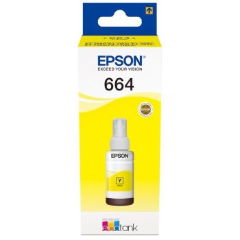 Epson 664 Y (T6644) Jaune - Bouteille d'encre Epson d'origine