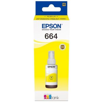 Epson 664 Y (T6644) Jaune - Bouteille d'encre Epson d'origine