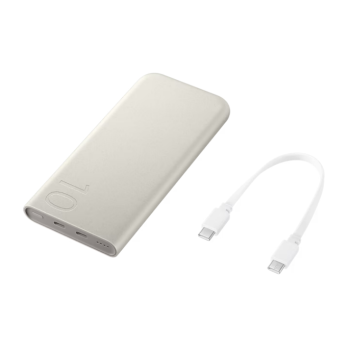 Power bank SAMSUNG /Beige /10000 mAh /25 W /0.2 m /USB-C -- USB-C