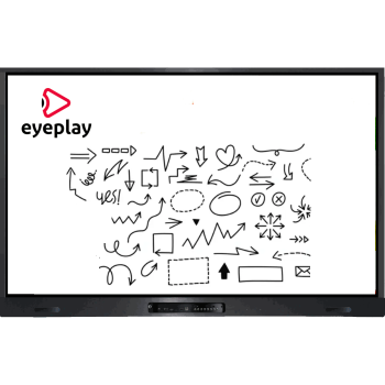 ECRAN INTERACTIF EYEPLAY TACTILE /86" /LED / 4 Go / 32 Go /3840 X 2160 /CORTEX A53 DUAL CORE /1.3 GHZ /ANDROID 5.1 /AV - RF - VGA - TF - YPBPR - MIC - AUDIO - HDMI - USB 2.0 - RS232 - USB 3.0