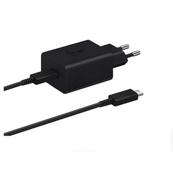 Adaptateur SAMSUNG Secteur 45 W /Noir /Chargeur Rapide /USB-C vers USB-C /1.8 m 