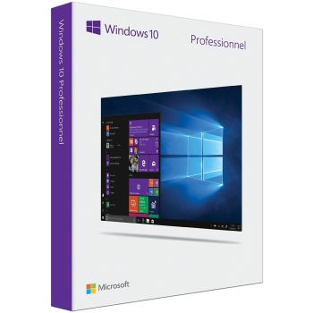Microsoft Windows Pro 10 /Français - 64Bit - 1 PC 
