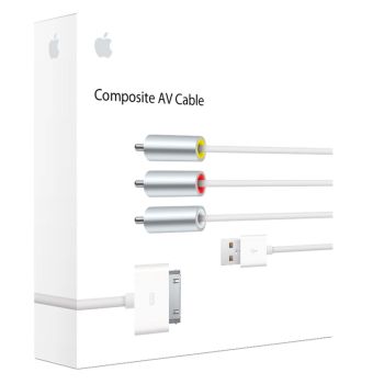 Cable Apple Composite AV - Blanc 