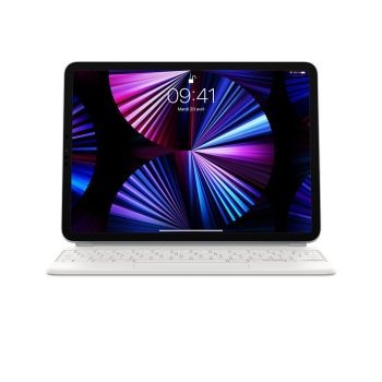 Clavier Apple Magic Keyboard /Pour iPad Pro 11" (3éme Génération) et iPad Air (4éme Génération) /Blanc 