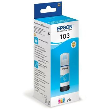 Bouteille D'encre EPSON 103 /Cyan /100 ml /Pour Epson L3150 - L3110 - L3111 