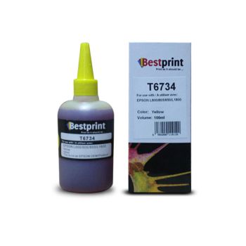 Bouteille d'encre BESTPRINT Serie L Photo /Yellow /100 ml /C13T67344A 