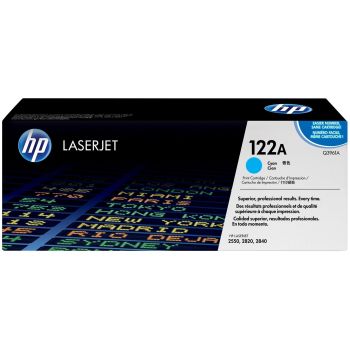 Toner HP LaserJet d'origine 122A - Cyan - 4000 pages - Pour imprimante HP Couleur LaserJet 2550, 2820 et 2840