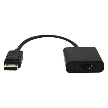 Adaptateur VOLKANO Port Series /DisplayPort - 4K HDMI /10 cm /Noir 