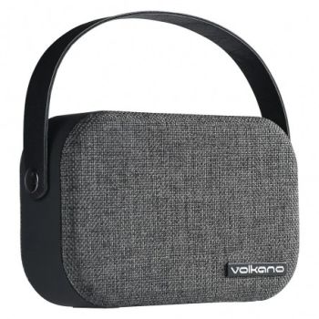 Enceinte Volkano Fabric Series /Gris /Bluetooth 