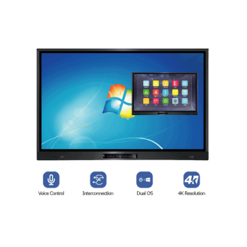 Ecran Interactif EYEPLAY Tactile /65" /LED /3840 x 2160 /Cortex A53 Dual Core /1.3 GHz /Android 5.1 /AV - RF - VGA - TF - YPBPR - MIC - AUDIO - HDMI - USB 2.0 - RS232 - USB 3.0