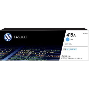 Toner HP 415A Original LaserJet Cartridge /Cyan /2100 Pages
