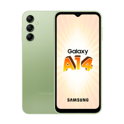 SAMSUNG Galaxy A14 /Vert /6.6" /PLS LCD /Octa-Core /2 Ghz - 1.8 Ghz /4 Go /128 Go /13 Mpx - 50 + 5 + 2 Mpx /5000 mAh /Android