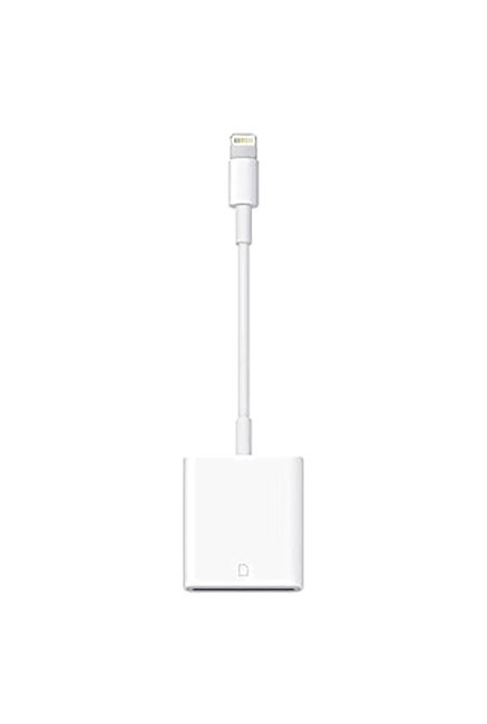 Cable APPLE /Lightning - Lecteur carte SD /Blanc /Pour : iPad - iPhone                                                