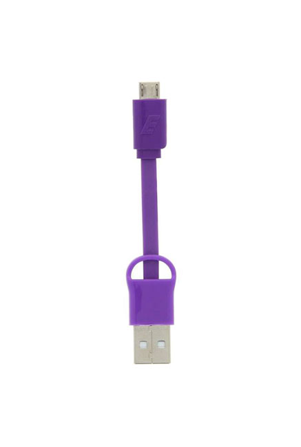 Cable ENERGIZER /Violet /Pocket Data Micro USB /USB 2.0 - Micro USB /8cm